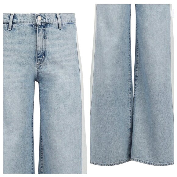 NWT Daily Blue by Adriano Goldschmied Wide-LEG Cotton USA SIZE 31 - Picture 2 of 16